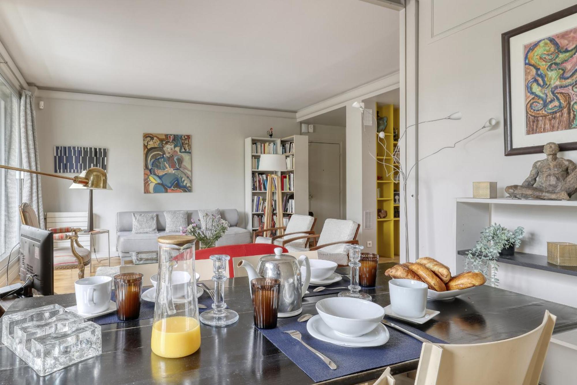 Luminous & Modern Flat With Balcony Paris-bastille Appartement *